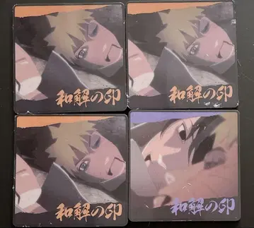NARUTO 중국 한정판 아크릴 코스터 나루토 사스케