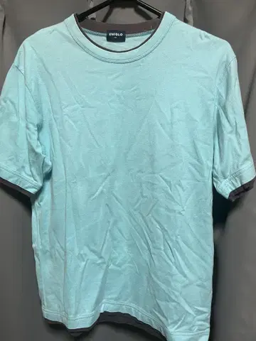 UNIQLO 네이비 택 스카이블루 T셔츠
