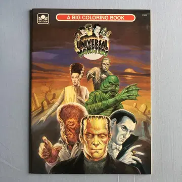 UNIVERSAL MONSTERS A BIG COLORING BOOK