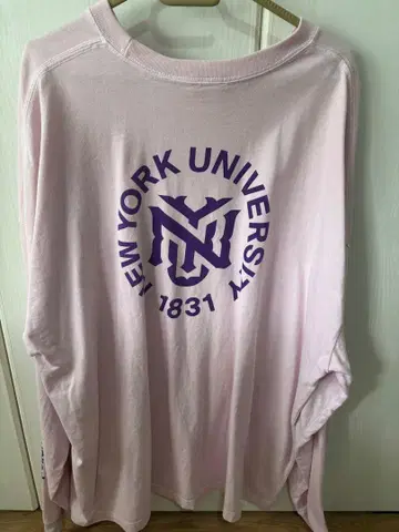 NYU 뉴욕 유니버시티 긴팔