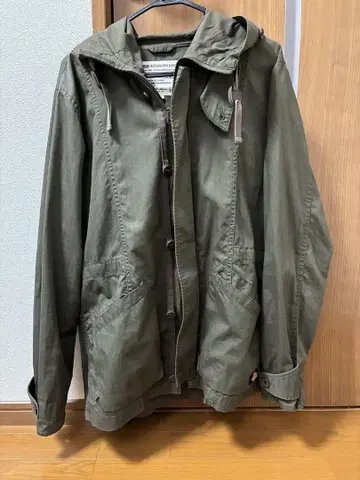 Dickies 후드 부착 밀리터리 자켓 L 사이즈