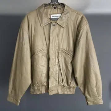 컨디션 최상 Roberto Massini 가죽 자켓 스윙탑 천연 가죽