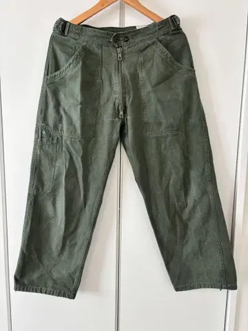 60s 빈티지 프랑스군 메카닉 팬츠 워크 팬츠 AIRFORCE