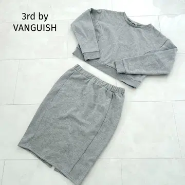 스커트 셋업 그레이 속기모 긴팔 3rd by VANGUISH