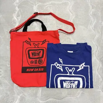 WEST. WESTV! 롱T셔츠 백