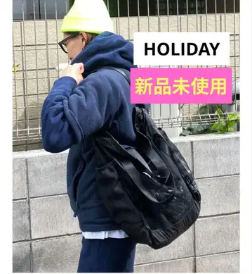 미사용 새상품 택 없음 HOLIDAY 홀리데이 패커블 토트백