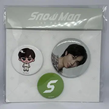 SnowMan 스노우만 팝업 캔뱃지 세트 아베 료헤이 한국