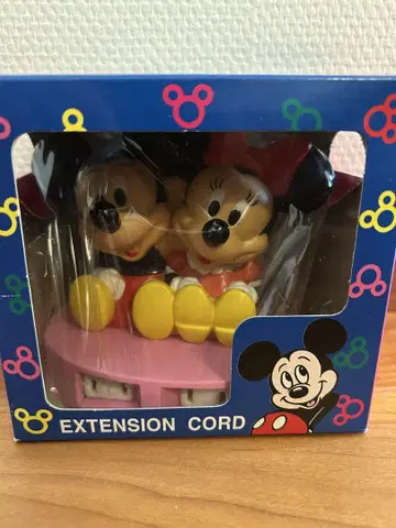 미키마우스 전원 탭 디즈니 미사용 레어