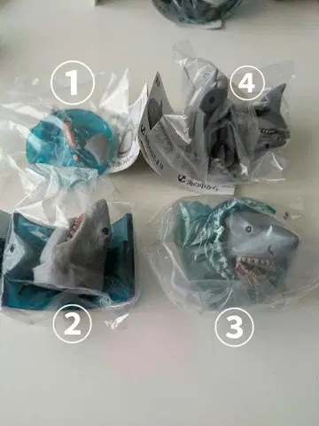 JAWS 조스 피규어 컬렉션 전 4종 풀컴프 세트