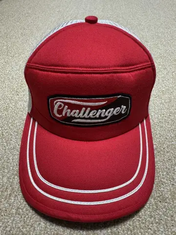 challenger 메쉬 캡 레드