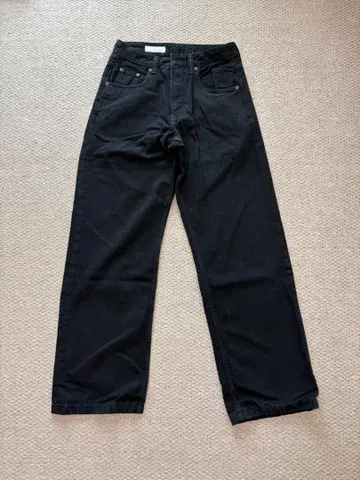 ZARA 배기 핏 블랙 데님 36