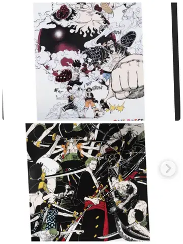 ONE PIECE 원피스 A 전 아트 포스터 루피 개봉 조로 미개봉
