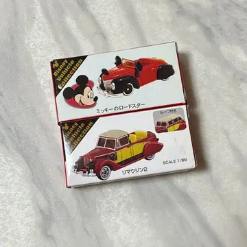 미사용 미개봉 새상품 토미카 리무진 2 미키의 로드스터 2종 세트