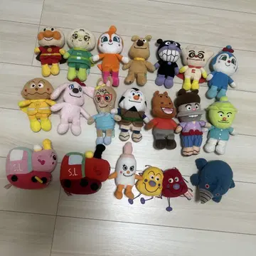 호빵맨 캐릭터 봉제 인형 세트 19개