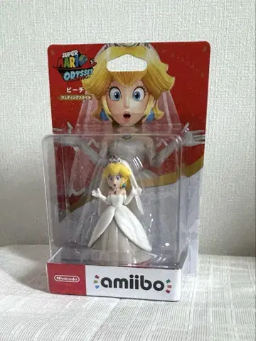 [ 미개봉 새상품 ] 슈퍼 마리오 피치 공주 amiibo 오딧세이