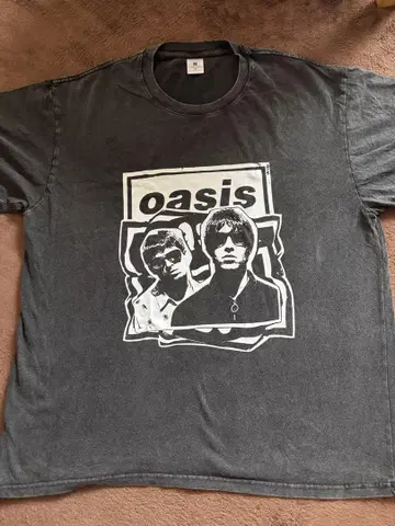 oasis 그래픽T셔츠 다크 그레이