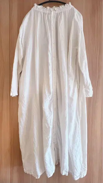 nest Robe 네스트로브 린넨 셔링 넥 원피스 린넨 롱