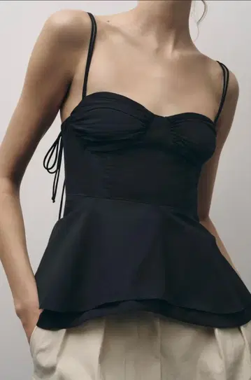 ZARA ZW 컬렉션 뷔스티에 탑