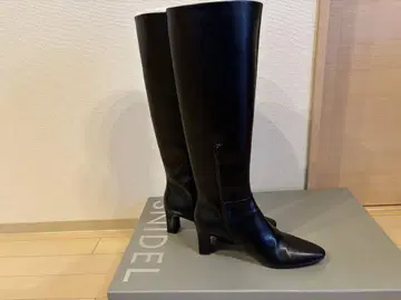 SNIDEL 블랙 롱 부츠