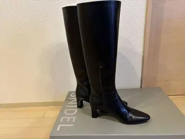 SNIDEL 블랙 롱 부츠