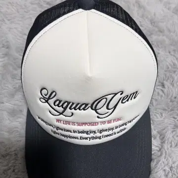LaguaGem 메쉬 캡 블랙