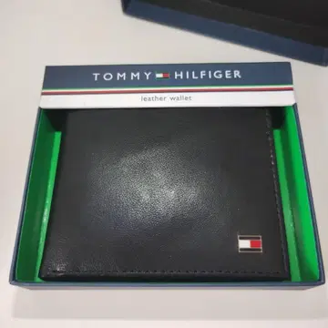 TOMMY HILFIGER 가죽 접이식 지갑