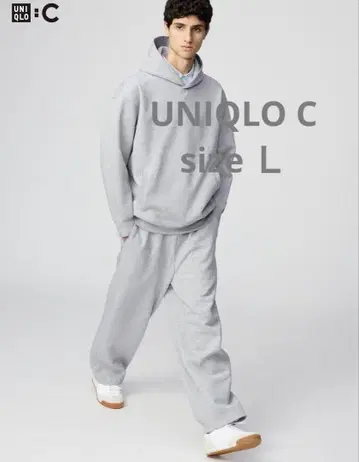 UNIQLO C 맨투맨 와이드 팬츠 L 기장 표준