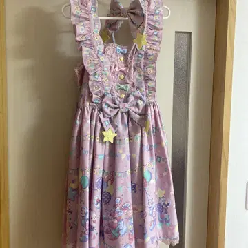Angelic Pretty 해피 가랜드 JSK 머리띠