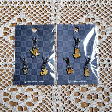 포켓몬 피츄 진화계 파모 진화계 메탈 참 세트