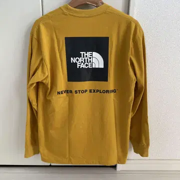 THE NORTH FACE 긴팔 T셔츠 S 머스타드