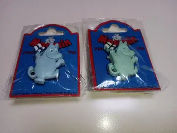 무민 핀 배지 2개 세트