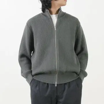 YONETOMI NEW BASIC 니트 블루종