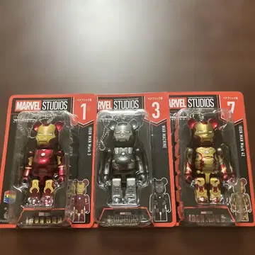 MARVEL 제일복권 1번 3번 7번 세트 아이언맨 WARMACHINE