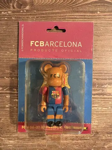 BE@RBRICK 100% 베어브릭 FC BARCELONA