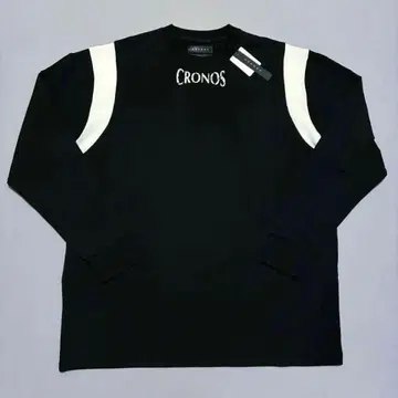 CRONOS 크로노스 긴팔T셔츠 롱T 블랙 화이트 XL 새상품