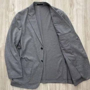 [ 새상품급 ] UNIQLO 저지 자켓 XL 그레이 스트레치 유니클로