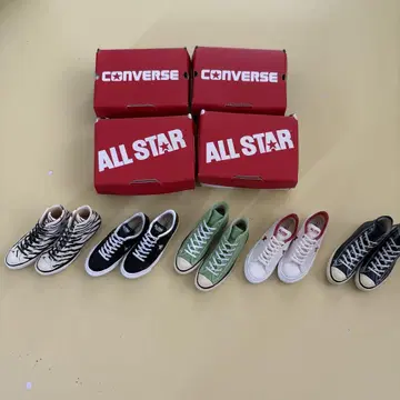 CONVERSE ALL STAR 가챠가챠 스니커즈 세트 5종