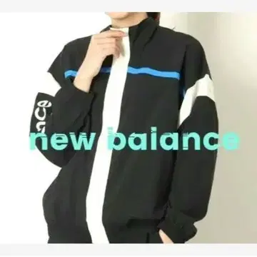 새상품 new balance 여성용 자켓 블랙 루즈핏