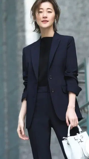택 포함 새상품 RUIRUE BOUTIQUE 워셔블 수트 자켓 팬츠