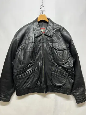 양호 00's Y2K J&P 램 가죽 자켓 블랙 크롭 L 사이즈