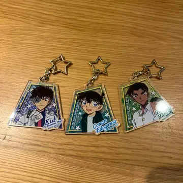 명탐정 코난 100만 달러의 오릉성 아크릴 키링 3개 세트