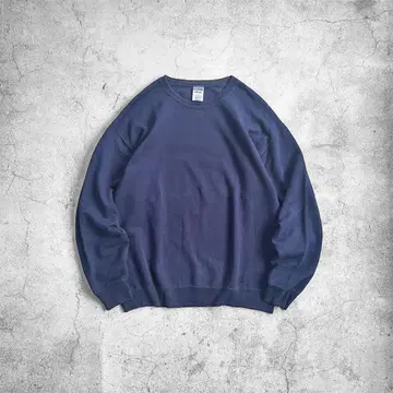 00s 저지 짧은 기장 무지 박스 실루엣 맨투맨