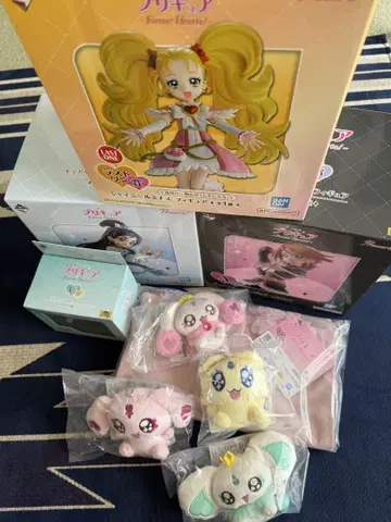 제일복권 프리큐어 피규어 3체 세트 봉제 인형 외