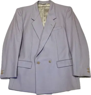 빈티지 새상품급 이스타 울 캐시미어 노치드 라펠 더블 자켓