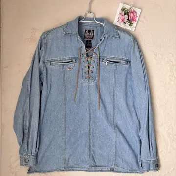 당일 발송 가능 [ 새상품급 ] 할리데이비슨 데님 풀오버 셔츠