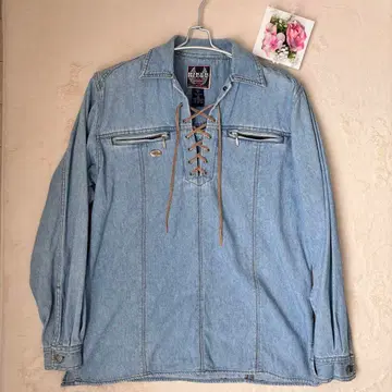 당일 발송 가능 [ 새상품급 ] 할리데이비슨 데님 풀오버 셔츠