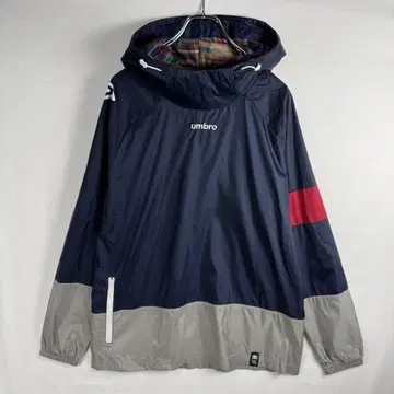 UMBRO 나일론 아노락 M 절개 립스탑 안감 패턴