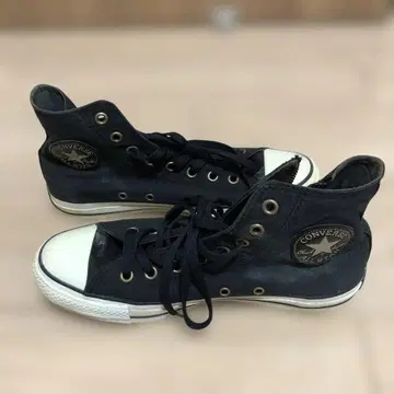 CONVERSE ALL STAR 블랙 하이컷 스니커즈