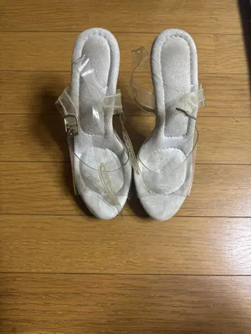 콘테스트용 클리어 하이힐