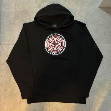 INDEPENDENT 아이언 크로스 BLACK 블랙 후드티 M 사이즈